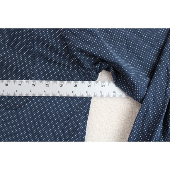 Cinch Mens Long Sleeve Blue Dotted Button Up Shirt XL - Picture 7 of 15